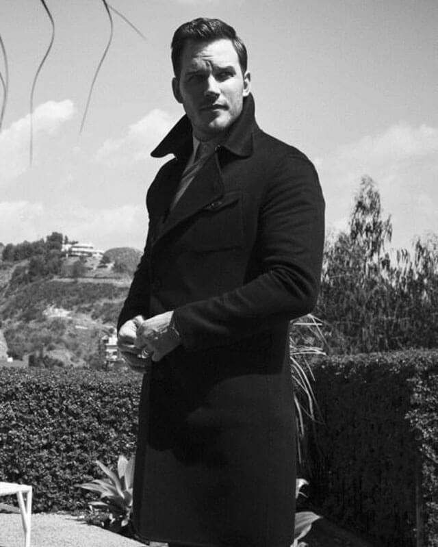Jim Preston Passengers Black Wool Coat