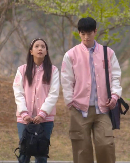 Jisoo Boyfriend On Demand Letterman Jacket