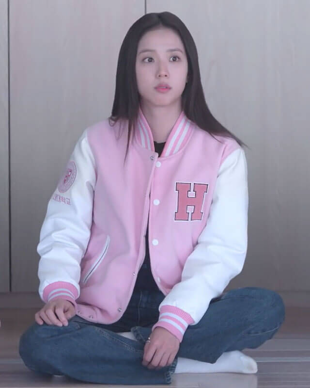 Jisoo Kim Boyfriend On Demand Varsity Jacket