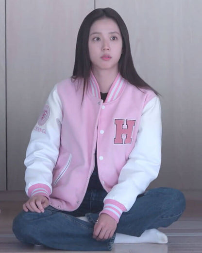 Jisoo Kim Boyfriend On Demand Varsity Jacket