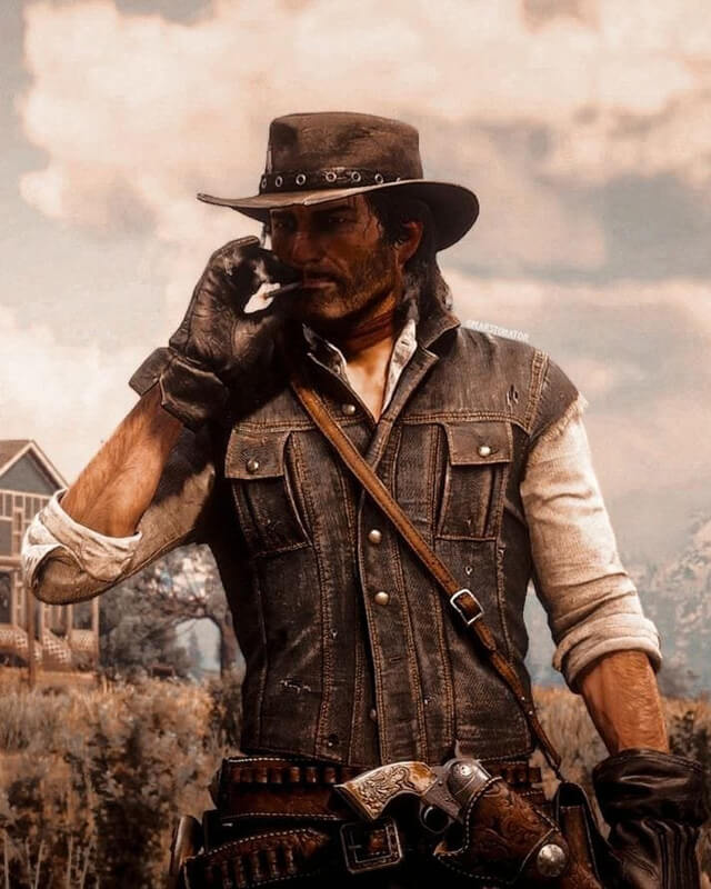 John Marston Denim Vest RDR