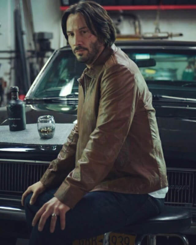 John Wick Brown Leather Jacket