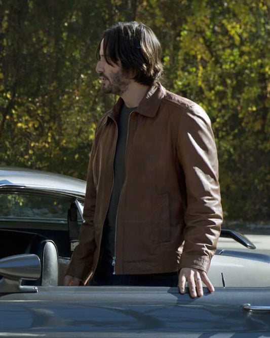 John Wick Brown Real Leather Jacket