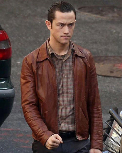 Joseph Gordon Levitt Inception Brown Leather Jacket