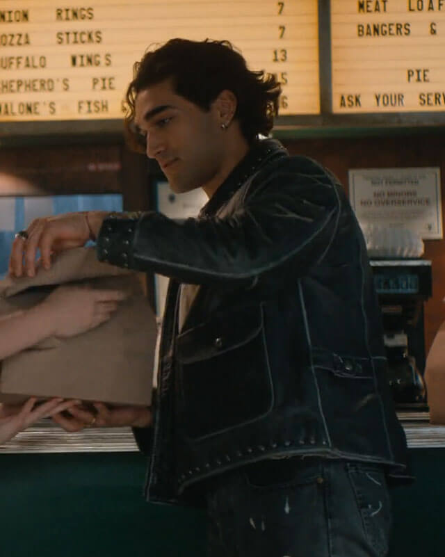 Josh Heuston Off Campus Black Leather Jacket