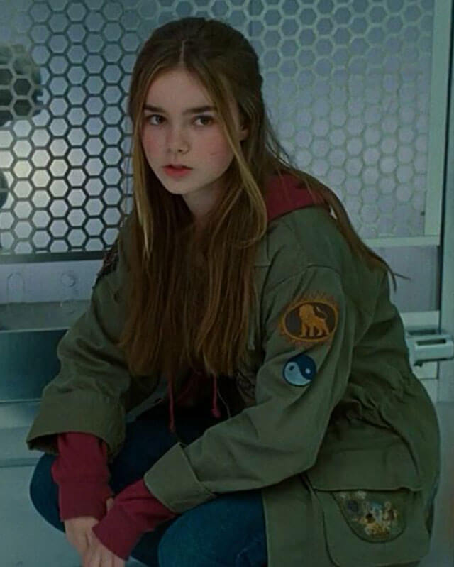 Jurassic World Dominion Isabella Sermon Gray Jacket
