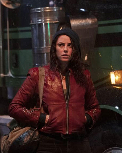 Kaya Scodelario Claire Redfield Resident Evil Jacket