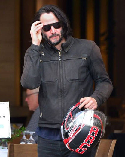 Leather Jackets Arch Motorcycle Merch Keanu Reeves Black Biker Jacket