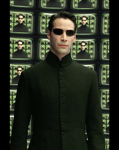 Keanu Reeves The Matrix Black Long Coat