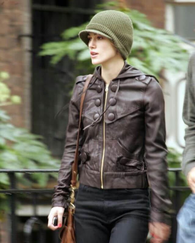 Keira Knightley Leather Jacket