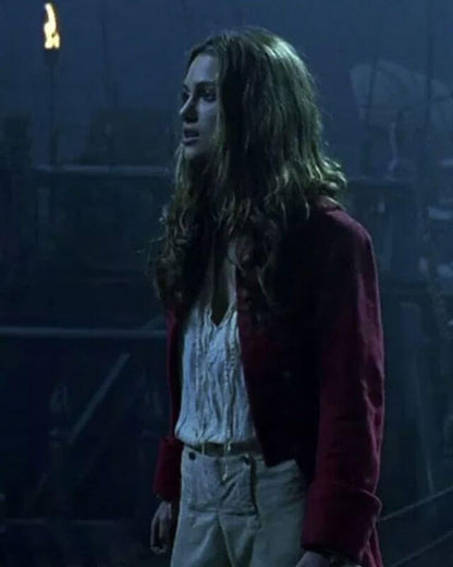 Keira Knightley Pirates Of The Caribbean Red Coat