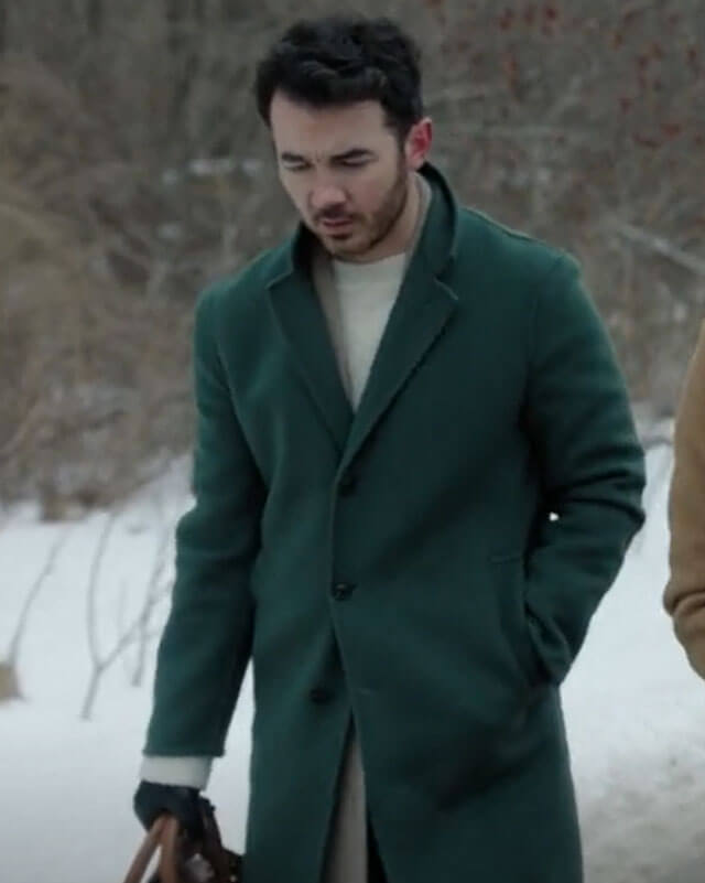 Kevin Jonas A Very Jonas Christmas Movie Green Coat