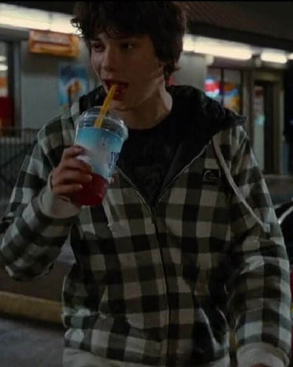 Kid Rodrick Heffley Diary Of A Wimpy Plaid Hooded Jacket