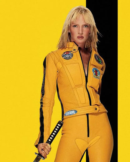 Kill Bill Vol 1 Uma Thurman Faux Leather Jacket