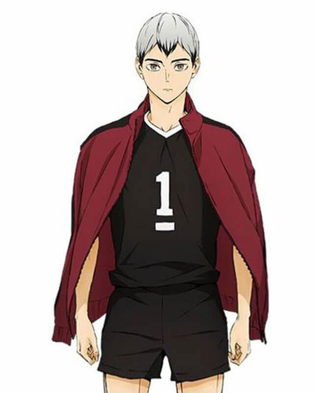 Kita Shimusuke Haikyu Inarizaki Volleyball Team Jacket