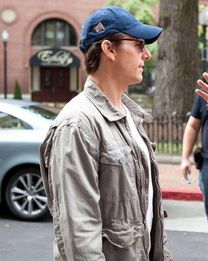 Knight And Day Tom Cruise Gray Cotton Jacket