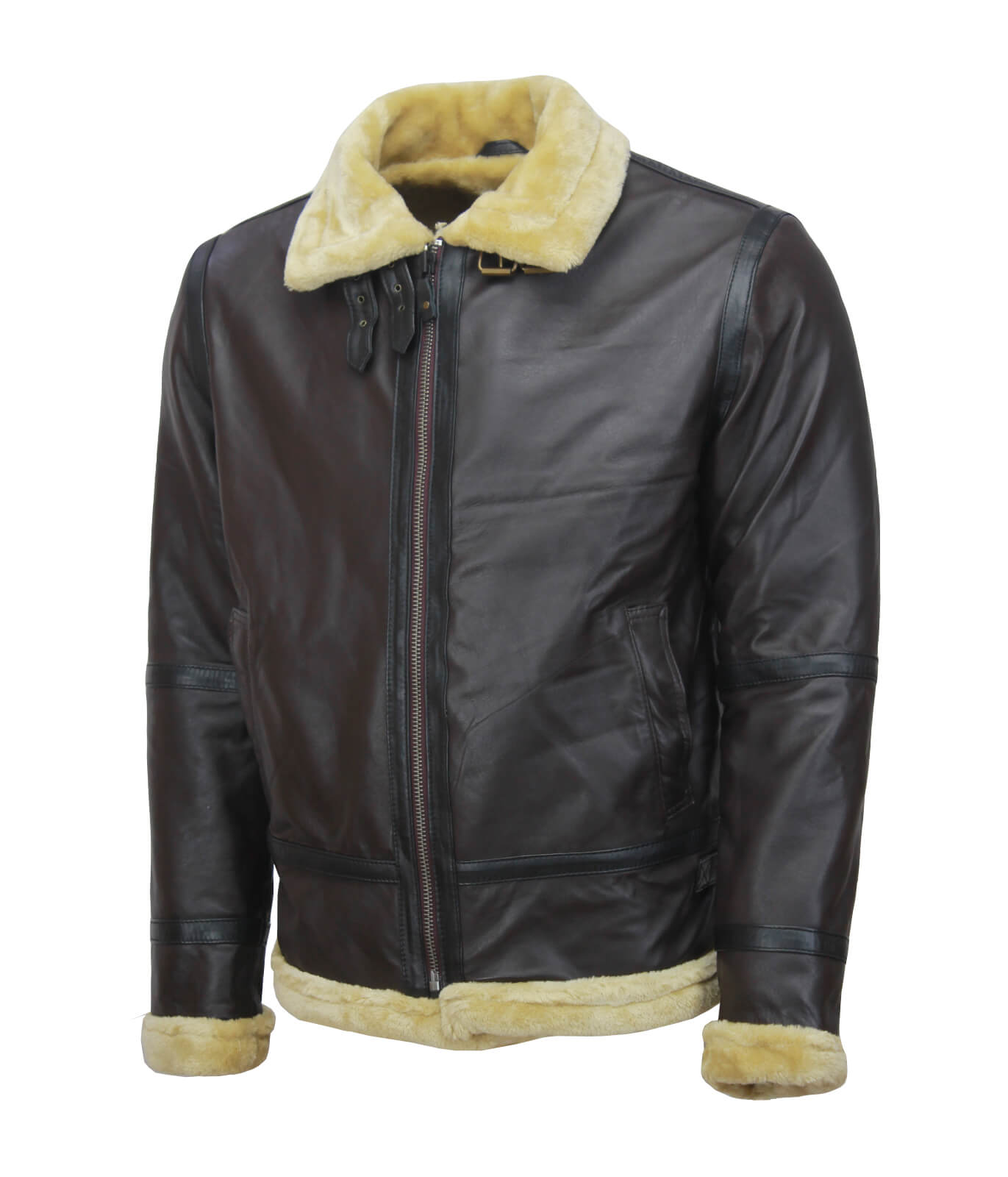 Leon Brown Bomber Jacket