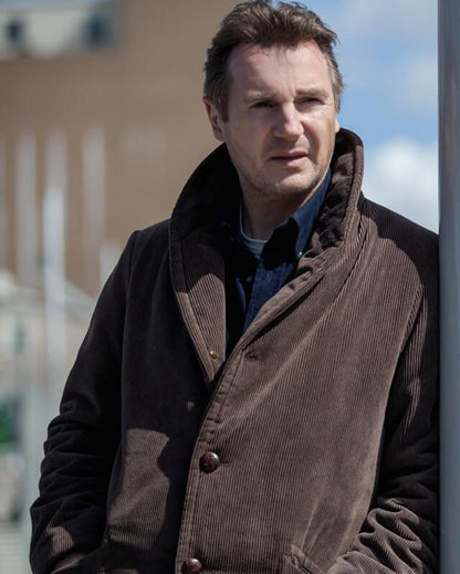 Liam Neeson A Walk Among The Tombstones Brown Coat
