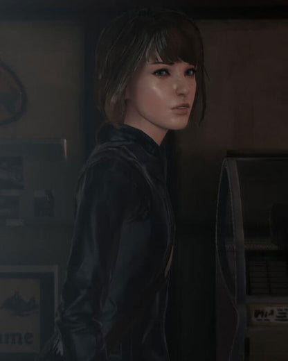 Life Is Strange Max Caulfield Black Leather Jacket