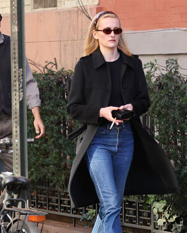 Love Story Carolyn Bessette Black Trench Coat