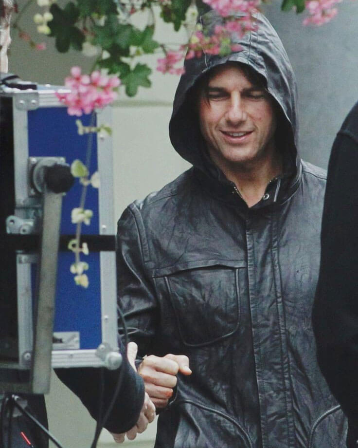 MI Ghost Protocol Tom Cruise Leather Jacket