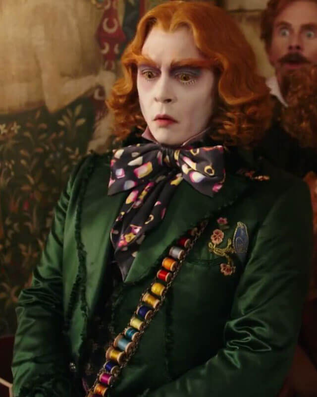 Mad Hatter Alice In Wonderland Green Cosplay Coat