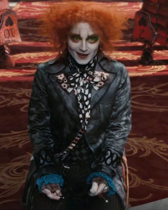 Mad Hatter Alice In Wonderland Leather Coat