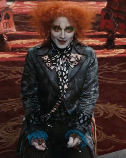 Mad Hatter Alice In Wonderland Leather Coat