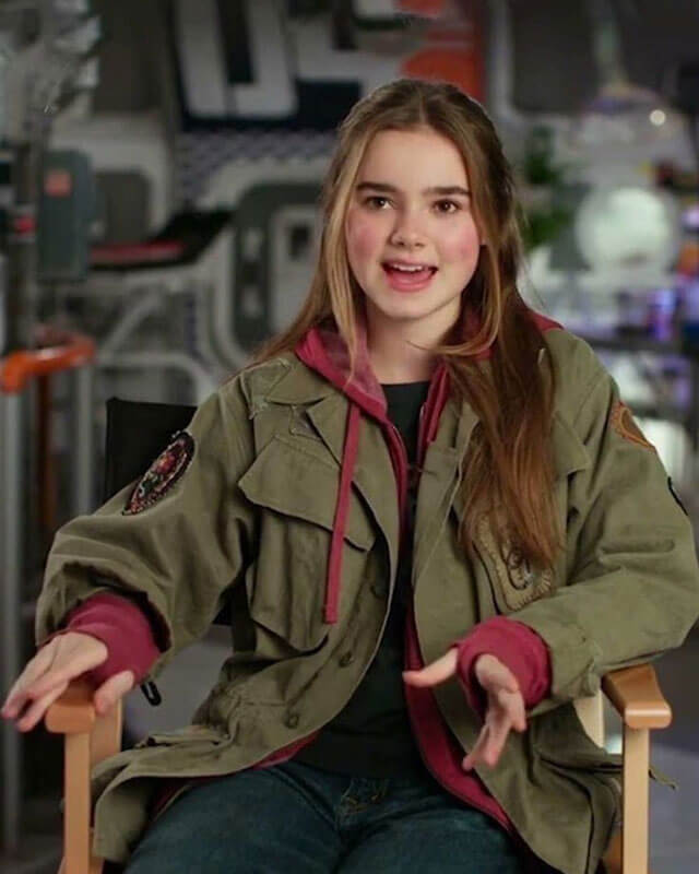 Maisie Lockwood Jurassic World Dominion Gray Jacket