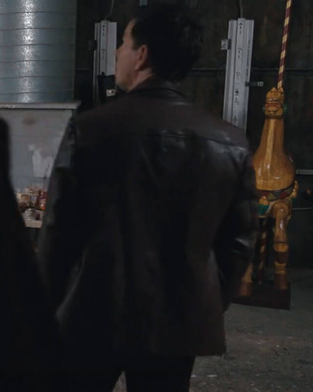 Mark Wahlberg Play Dirty Leather Coat