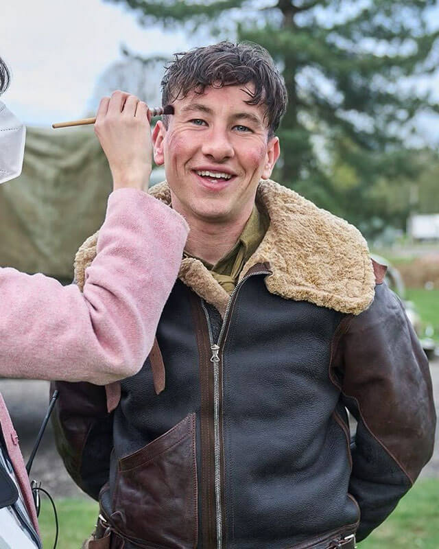 Masters Of The Air Lt Curtis Biddick Leather Jacket