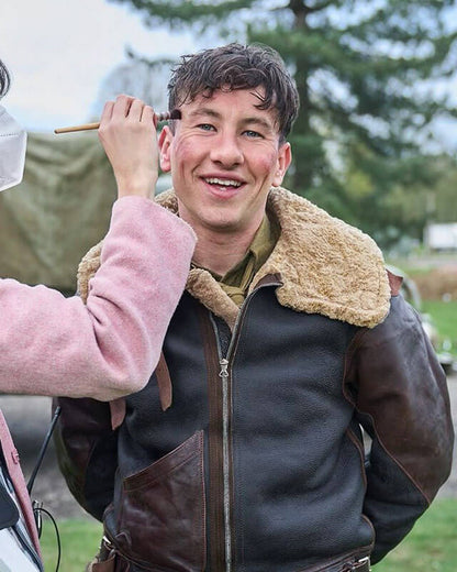 Masters Of The Air Lt Curtis Biddick Leather Jacket