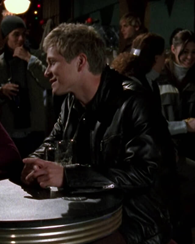 Matt Czuchry Gilmore Girls Black Leather Jacket