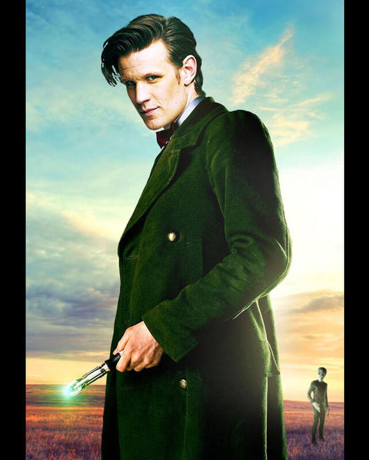 Matt Smith Dr Who S06 Eleventh Doctor Green Coat