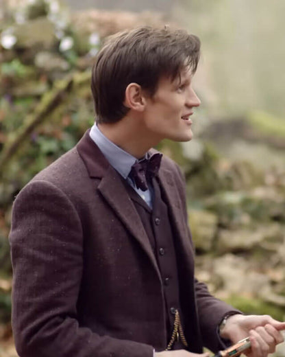 Matt Smith Dr Who S07 Purple Coat