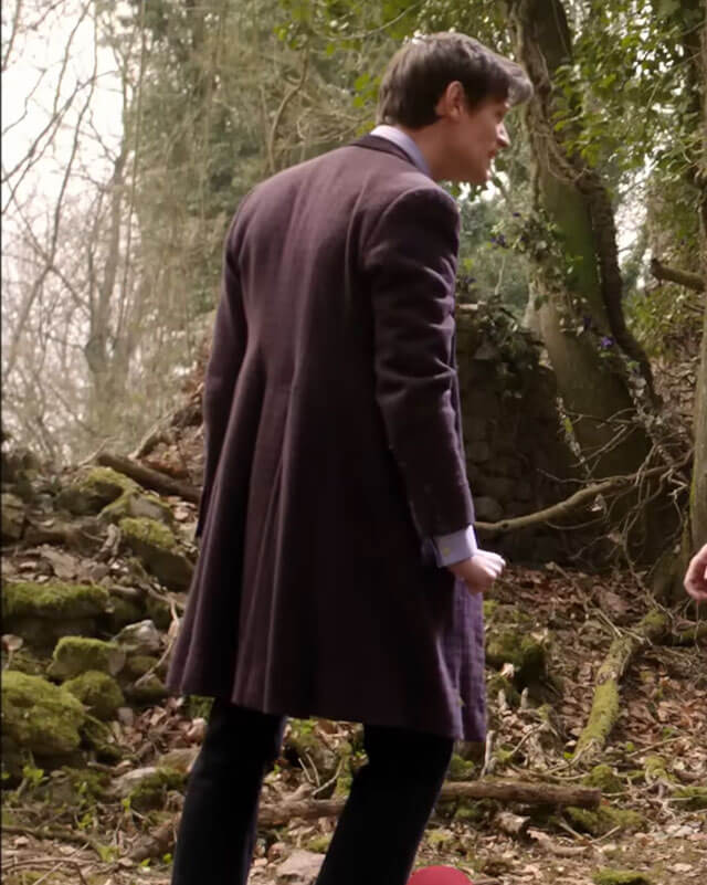 Matt Smith Purple Coat Dr Who