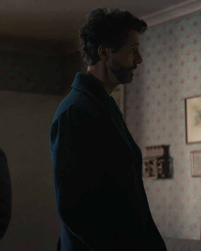 Matthew Goode Dept Q Wool Coat