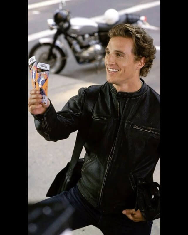 Matthew McConaughey How To Lose A Guy In 10 Days Leather Jacket