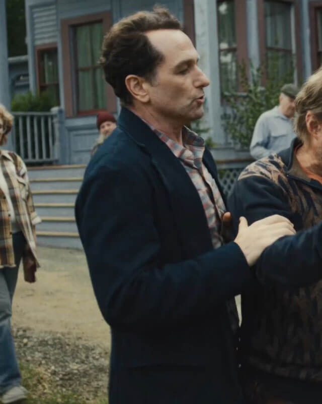 Matthew Rhys Widows Bay Blue Coat