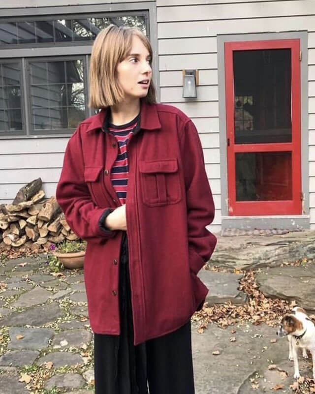 Maya Hawke Red Jacket Stranger Things