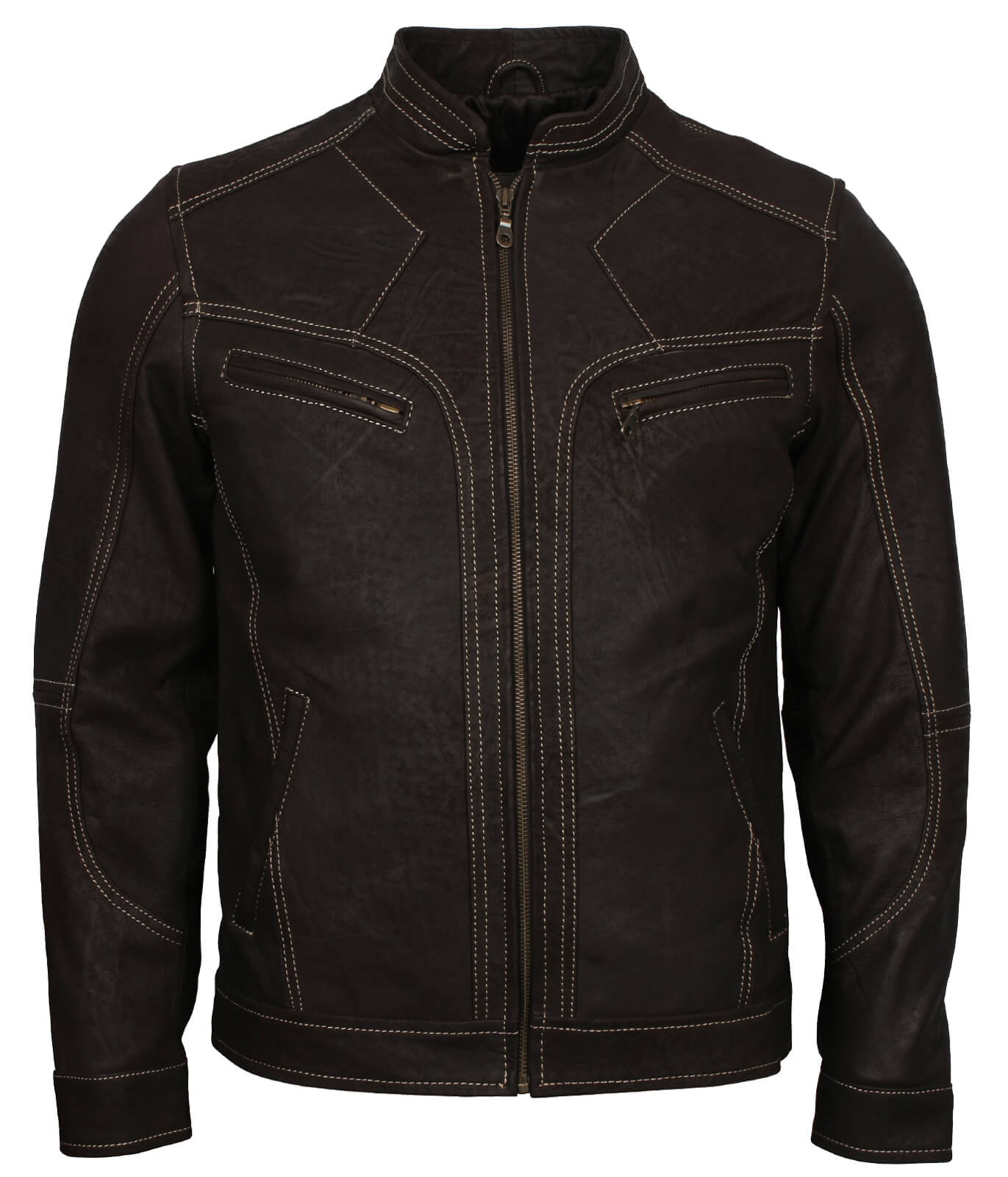 Men-Black-Rough-Leather-Jacket