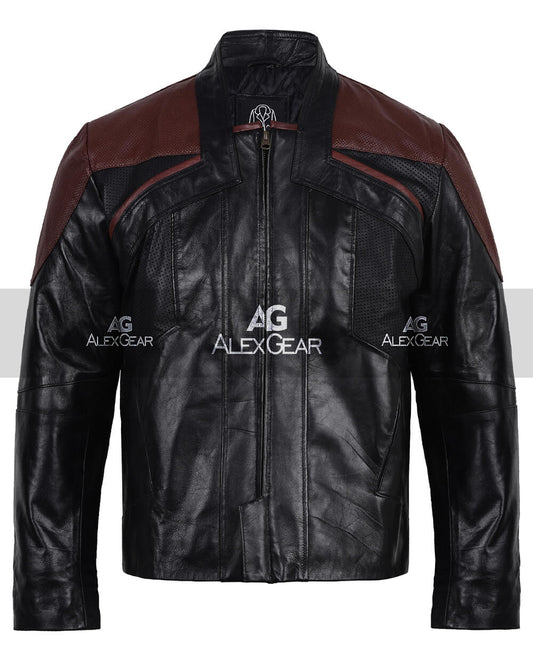 Star Trek Picard Captain William Riker Leather Jacket