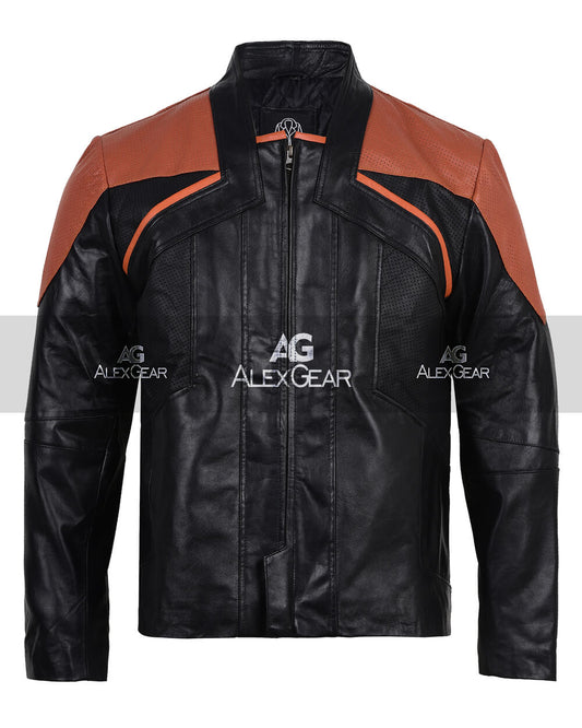 Star Trek Picard Geordi La Forge Leather Jacket