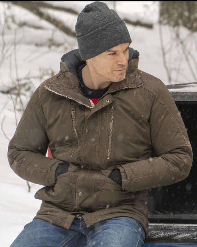 Michael C Hall Dexter New Blood Hooded Brown Jacket