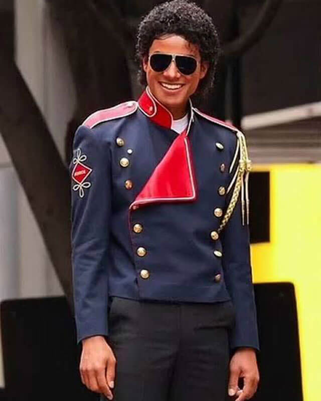 Michael Film Jaafar Jackson MJ Navy Jacket