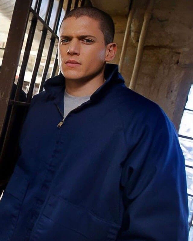 Michael Scofield Prison Break Blue Cotton Jacket