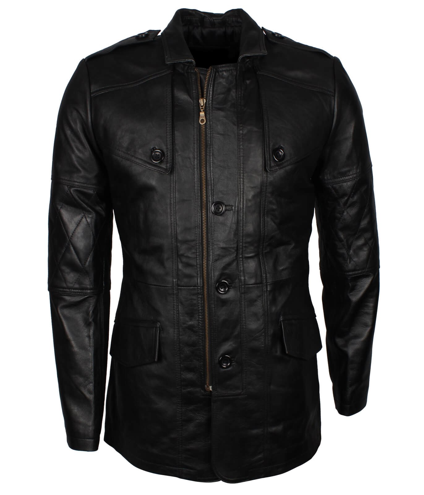 Men's Biker Leather Jackets, Coats & Vest – AlexGear