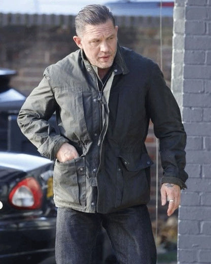 MobLand Tom Hardy Black Cotton Jacket