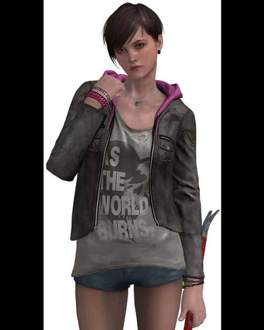 Moira Burton Resident Evil Revelations 2 Leather Jacket