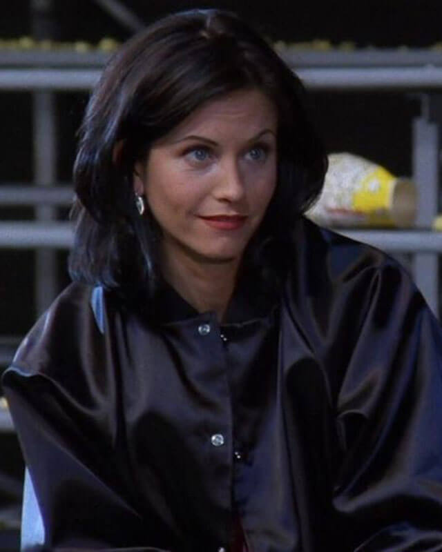 Monica Geller Oversized Leather Jacket